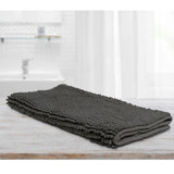 Toggle Microfiber Bath Mat Large Charcoal V442-INT-BATHM-TOGGLELARGE-CHARCOAL-RE