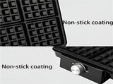 Waffle Makers & Irons, 1500W Waffle Machine with Doublesided Heating, Coating, Temperature Control, V1107-CS-OIBTKD18