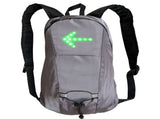 LED Light Backpack with Turn Signal, Warning Lamp, Safety Light for Cycling at Night, USB V1370-AZ4-06592