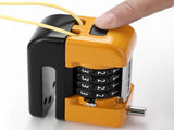 4-Digit Combination Disc Brake Lock, Portable Anti-Theft Security Lock for Motorcycle, Bicycle and V1308-DSZKI-1191-3