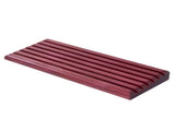 Challenge Coin Display Stand 6 Row Military Challenge Holder Solid Violet Wooden Rack Case 42 V1294-YM0901-H49306PU