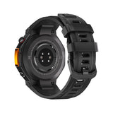M-Rex4 Men Rugged GPS Smart Watch, 5ATM Waterproof Bluetooth Call Fitness Tracker Heart Rate Sleep V1300-M-REX4-BLACK