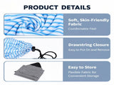 Soft Fleece Surfboard Cover Dust Protection Sock with Drawstring Closure for Daily Storage Transport V1341-ZY-J6XHSU3W-PINKWHITE-23050CM906197