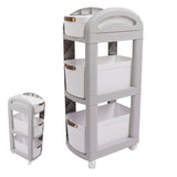 Thickened Enlarged Basket Shelf Cart Multi Layers Storage Rack Removable Floor Standing Multi Layer V1294-YM0901-3117230267312