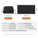 Non-Woven Geotextile Fabric 10x100FT 8OZ Ground Cover Weed Control Fabric, 3.0 x 30.5 m V952-WFB10100FT808Q6FRV0