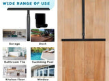 Silicone Extendable Shower Squeegee, 2-in-1 Multifunctional Window Squeegee and Floor Wiper with V1189-LC-QP-00862