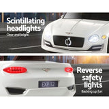 Kids Electric Ride On Car Bentley Licensed EXP12 Toy Cars Remote 12V White RCAR-EXP12-WH