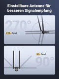 UGREEN 50341 AC1300 Dual-Band USB3.0 Wi-Fi Adapter 867Mbps 5GHz, 2x 5dBi Antennas, 50m Range, for V28-ACBUGN50341