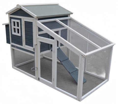 YES4PETS Large Chicken Coop Rabbit Guinea Pig Hutch Ferret House Chook Hen House Run V278-CC213-AMY