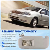 Replacement For Toyota Auris Corolla 2007 - 2013 Car Interior Sunshade with Mirror Sunshade Left V1189-LC-QP-00233