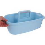 unbranded Cleaning Bucket Caddy Plastic Organizer with Handle Sky-blue V1369-AZ3-W-17102