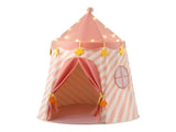 Keezi Kids Play Tent with Star Lights and Window Carry Bag 116cmx153cm Playhouse TENT-PLAY-120CM-PK