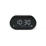 Lexon Ray Clock Lcd Alarm Clock With Temperature / Humidity Display - Black V398-LD-LR155MN3