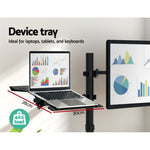 Artiss Monitor Arm Desk Mount Laptop Tray MA-B-D-C66-BK