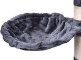 CARLA HOME 120cm Cat Tree for Indoor with Condo, Hammock & Plush Perchfor for Kittens & Adult V178-36377