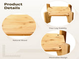 2PCS Wood Stand for Plants, Drink Dispenser 4 Legs Water Dispenser Plant Display V1192-AZ-W-18261