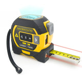 40m Laser Measure, Cross-line Laser Level, 5m Tape Measure Yellow V1181-HO0304-YE