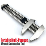 Multitool Adjustable Wrench Portable Stainless Steel Multi-Function Wrench with Bottle Opener, V1232-WNBS001