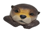 Floating Otter Decor Outdoor Pond Ornaments Waterproof Resin Realistic Decorative Floating Animal V1294-YM0901-3111240161311