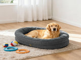 Pawz Orthopedic Plush Dog Bed Soft Washable Pet Bed Grey Cosy Cushion XXL Size PT1354-XXL-GY-AU