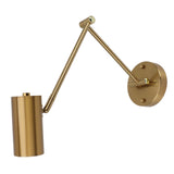 Swing Arm Wall Lamp Iron Adjustable Angle LED 3000K Warm Light Modern Wall Reading Sconce with E27 V1294-YM0901-3119230156911