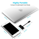 CHOETECH HUB-M03 USB-C To HDMI Adapter with 60W PD Charging Port V28-ELECHOHUBM03