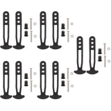 10-Pack Adjustable Telescoping Ladder Straps with Rubber Latch Bands for Boat and Marine Use, V1369-AZ3-W-15656