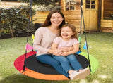 Kahuna Kids 1.2m Tree Saucer Swing Set Round with Hanging Straps 400kg Capacity SWG-KAH-ZH-48