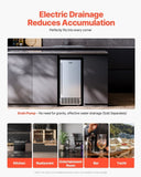 VEVOR Undercounter Built-in Ice Maker, 80 Lbs/Day Under Counter Ice Maker Machine with Reversible V952-SNQRSZBJ80LBQY0EFV3