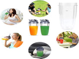 5 Pieces Suitable for Nutribullet Blender Cup and Blade Replacement Set Includes Large 32 Oz Cup V1188-MS101-01272-1