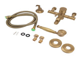 Brass Shower European Antique Simple Wall Mount Handheld Shower Set with Accessories for V1294-YM0521-3112220097011