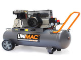 Unimac 70L 2.2kW Commercial Air Compressor, 280L/min 116PSI, Brushless Motor, Certified Tank, Long V219-TOLACMUM07BA