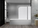 180 Degree Pivot Door 6mm Safety Glass Bath Shower Screen 1000x1400mm By Della Francesca V63-829011