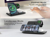 White 3-in-1 Wireless Charger V1221-XM-WXCDQ-02