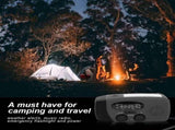 Emergency Handheld Radio AM/FM with 2000mAh Battery LED Flashlight Lanyard for Home Outdoor Camping V1258-DP02-BOL-469