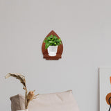 Long Shelves For Wall Space Saving Decorative Shelf Coffee 1Pack V1192-AZ-W-27335