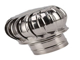 Chimney Rotating Ventilator Cap Stainless Steel Anti Downdraught Chimney Cap with Clamp Thickened V1294-YM0901-3117230206211