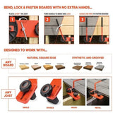 Lever Deck Board Bending, Straightening and Locking Tool for Faster & Easier Deck Installation1 V1192-AZ-W-9923