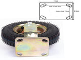 4x 8 Inch Castor Caster 2x swivel 2x fixed Pneumatic Tyres Wheels Trolley Cart Wheelbarrow V324-4X8ININFTYRE