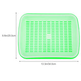 Durable Plastic Sprout Trays Safe Reliable Easy to Use for Home 1Set V1369-AZ3-W-18192