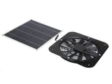 Solar Panel Fan Kit Solar Exhaust Fan 100W Solar Powered Panel with 10inch Round Fan for Greenhouse V1294-YM0706-3114230113611
