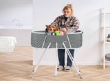 Portable Dog Bathtub, Elevated & Foldable Space-saving Pet Shower Station with Efficient Drainage, V952-GJRQCWYGQHSKWNN3XV0
