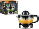 Electric Citrus Juicer with 700ml Capacity, Effortless Orange and Lemon Squeezing, Compact V1341-ZY-B96B9YBL-TRANSPARENT