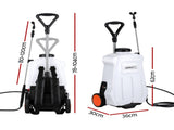 Giantz Weed Sprayer Electric 20L Backpack Trolley SPRAYER-CART-20L-BACKPACK-WH
