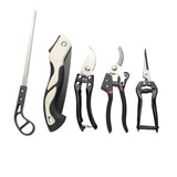 5Piece Garden Pruning Tool Set, Alloy Steel Pruning Shears & Folding Saw Kit, HeavyDuty Hand V1188-MS-901-009
