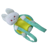 Rabbit Turtle Plush Backpack PP Cotton Short Plush Cartoon Perfect Detail Animal Cartoon Backpack V1294-YM0703-3117230125011