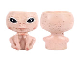 Head Planter Resin Unique Succulent Flower Pot Open Eyed Alien Face Planter Desktop Ornament with V1294-YM0710-3111230268911