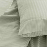 Royal Comfort 1200 Thread count Damask Stripe Cotton Blend sheet sets King Pebble ABM-233342