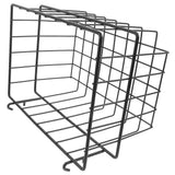 Black No Drill Pegboard Organizer Basket Heavy Duty Wire Storage for Garage Workshop V1369-AZ3-W-14410