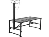 Goat & Sheep Stand, 47x23 inch Livestock Stand, Metal Livestock Milking and Shearing Stand 21" to V952-SCXJJHSYTM47HMU08V0
